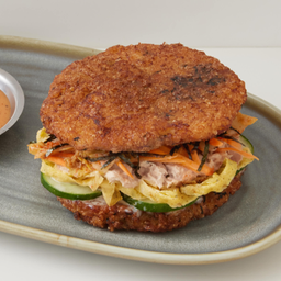 Japanese rice burger tuna-mayo kimbab