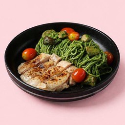 Spicy Pesto with Grilled Chicken