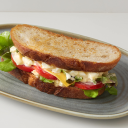 Thai Trio-herbs Egg salad Sourdough sandwich