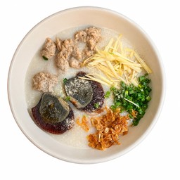 โจ๊กหมูทรงเครื่อง (ธรรมดา ไม่มีไข่)