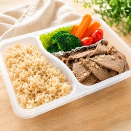 ข้าวตับหมูกระเทียมพริกไทย