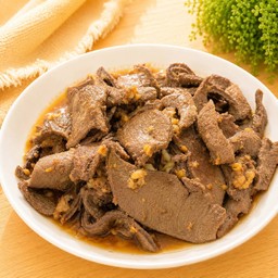 ตับหมูกระเทียมพริกไทย