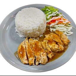 ข้าวสเต็กไก่