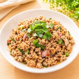 ลาบหมูมัน10%