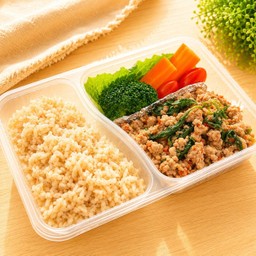 ข้าวกะเพราหมูสับผัดน้ำ