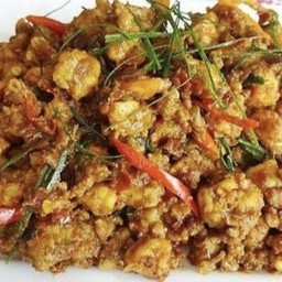 ข้าว_ คั่วกลิ้งหมูสับ