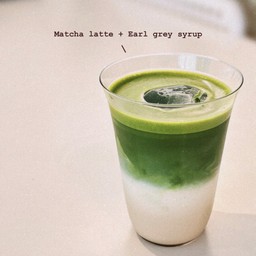 Matcha Earl grey syrup