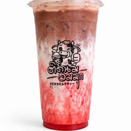 โกโก้นมสดสตอเบอรี่ (ฟรีไข่มุก)