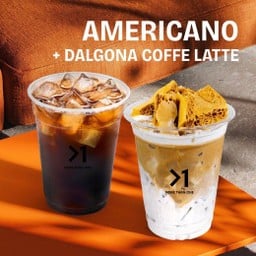 AMERICANO + DALGONA COFFE LATTE