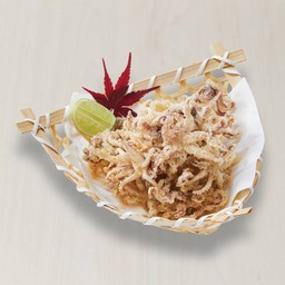 หนวดปลาหมึกทอด