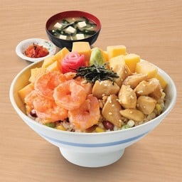 ข้าวหน้าสามอย่าง