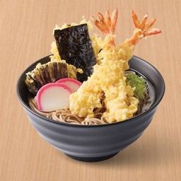 โซบะร้อนเทมปุระกุ้งใหญ่