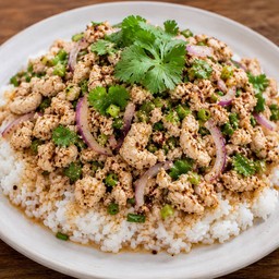 ข้าวลาบไก่