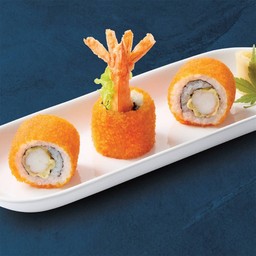 กุ้งใหญ่เทมปุระโรล (3 ชิ้น)