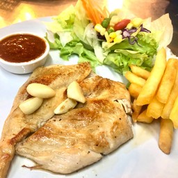 สเต็กไก่หม่าล่า