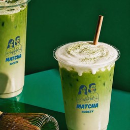 Matcha salt latte
