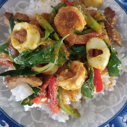ก๋วยเตี๋ยวไก่  อาหารตามสั่ง ยำยำ