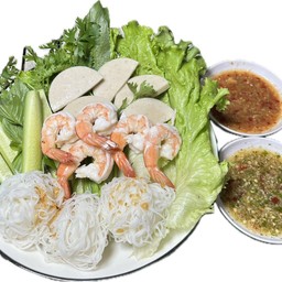 เมี่ยงกุ้ง+หมูยอ