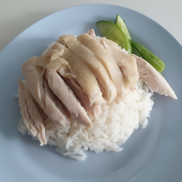 ข้าวมันไก่เนื้อสะโพก-น่อง