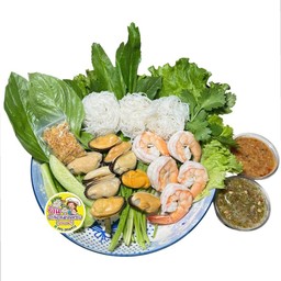 เมี่ยงหอยแมลงภู่+กุ้ง