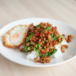 ข้าวกะเพราหมูสับ