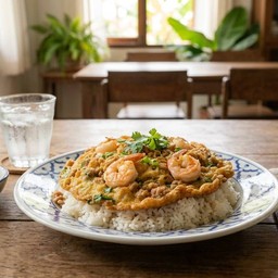 ข้าวไข่เจียวกุ้ง