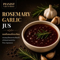 Rosemary Garlic Jus - PIANIST 4 Signature Sauce ทานคู่กับไก่อบ