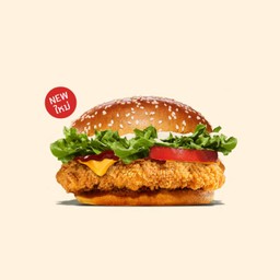 เบอร์เกอร์ไก่กรอบ คริสเปอร์ ชิลลี่ บาร์บีคิว