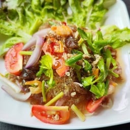 116 ยำวุ้นเส้นโบราณ (หมูสับ กุ้งแห้ง)