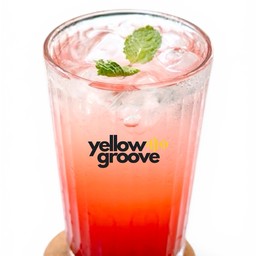 Iced Strawberry Yuzu Soda
