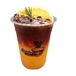 Black coffee orange