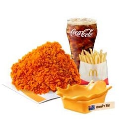 [อร่อยซ่ากับโค้ก] ชุดไก่ทอดแมค ชีสซี่ ดังก์ 1