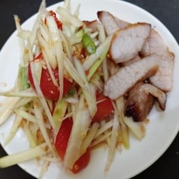 ตำไทยคอหมูย่าง