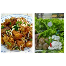 [เซตสุดฮิต] สาคู-ข้าวเกียบปากหม้อ (ใส้หวาน) 10 ลูก + ขนมผักกาดร้อนๆสูตรโบราณ