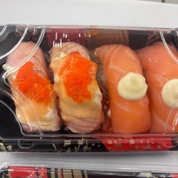 แซลมอน ซูชิ ปลาดิบ2 เบิร์นไฟ2