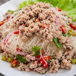 ยำวุ้นเส้นหมูสับ