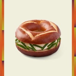 Spring Onion & Cream Cheese Bagel