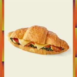 Scrambled Egg Bacon Spinach Cheese Croissant