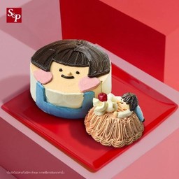 [POP CAKE] เค้กฮานะจัง บัทเทอร์วานิลลา 0.6 ปอนด์ ลดพิเศษ!
