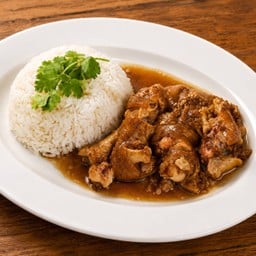 ข้าวราดคากิ (สูตรตุ๋นไฟอ่อน 24 ชั่วโมง)