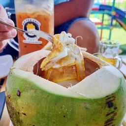 โรตีมะพร้าวอ่อนร้ำหอม+น้ำมะพร้าวสด+