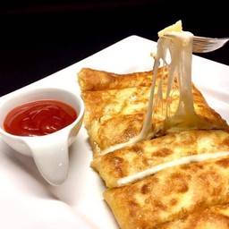 7.6 โรตี+แฮมไก่+ชีส