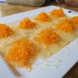 3.11 โรตีสลิม+ฝอยทอง