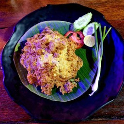 ข้าวราดไข่เจียวหมูสับ