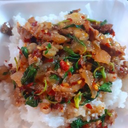 กะเพราเนื้อเปื่อยเอ็นเปื่อย