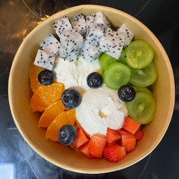 กรีกโยเกิร์ต+ผลไม้