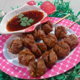 ลูกชิ้นเอ็นเนื้อ (ทอด)