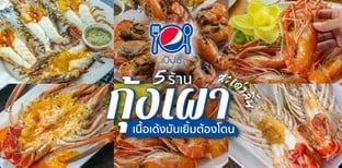 5 ร้านกุ้งเผา สะเด่าลิ้น เนื้อเด้งมันเยิ้มต้องโดน