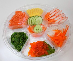 Hurricane salmon set 350บาท