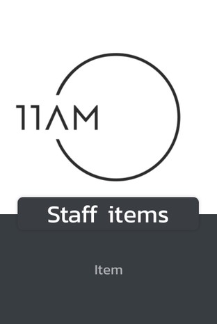 โปรโมชั่น Staff items  ลดเหลือ 100 บาท เมื่อสั่งเมนู 11AM Shirt, 11AM Mask